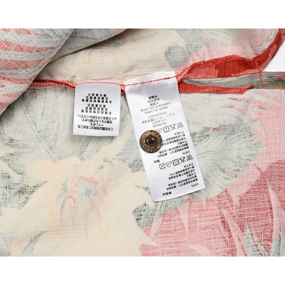 Tommy Bahama Shirt Men's XL Floral Camp Hawaiian 100% Silk Button Up Resort Wear - Picture 8 of 9